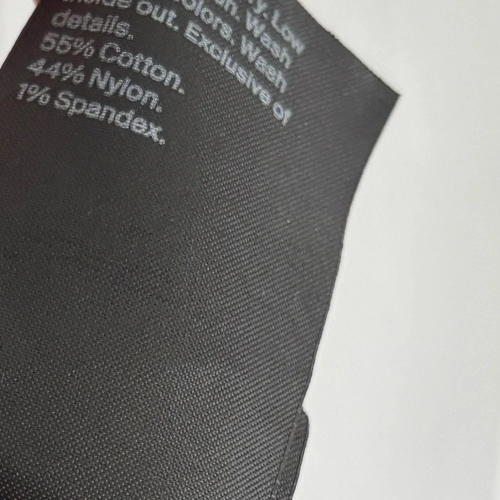 COS | Tapered Leg High Rise Chino Pants Trousers Textured Green Size 12 - Picture 8 of 9